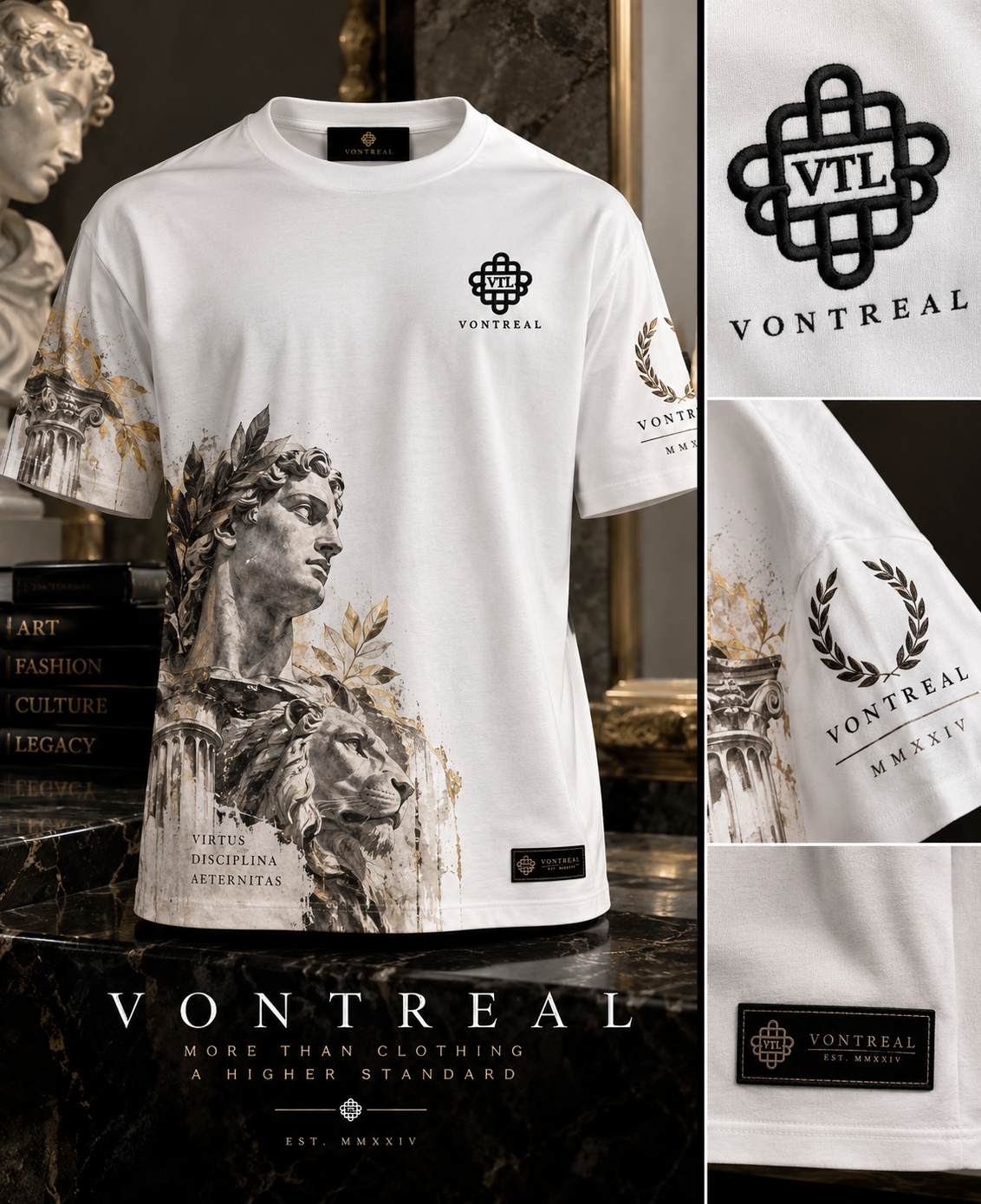 VONTREAL Virtus Lion Tee